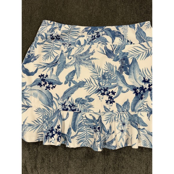 Tommy Bahama Blue and White Mini Skirt - Picture 3 of 10